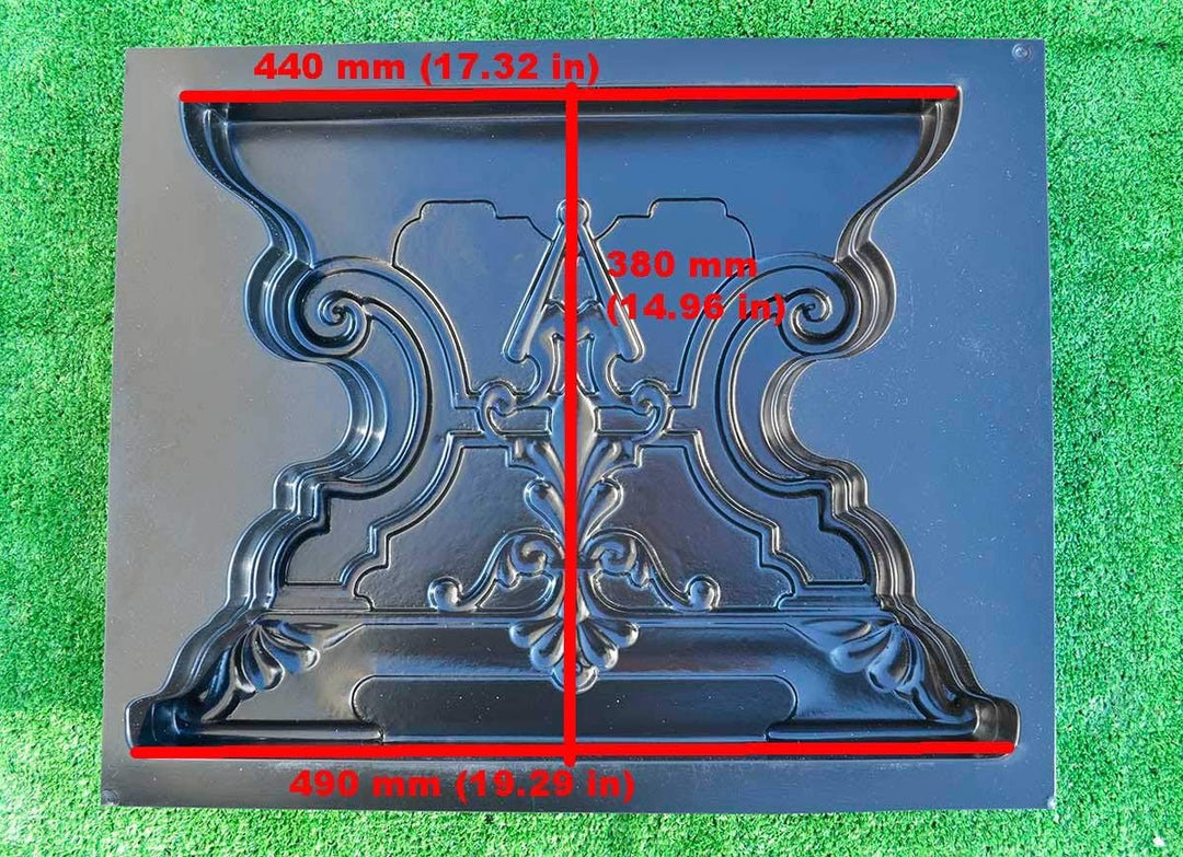 Betonex B02 Kunststoff-Bankbeinform für Beton, Zementform