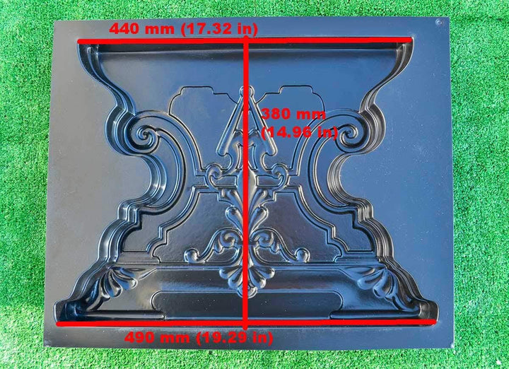 Betonex B02 Kunststoff-Bankbeinform für Beton, Zementform