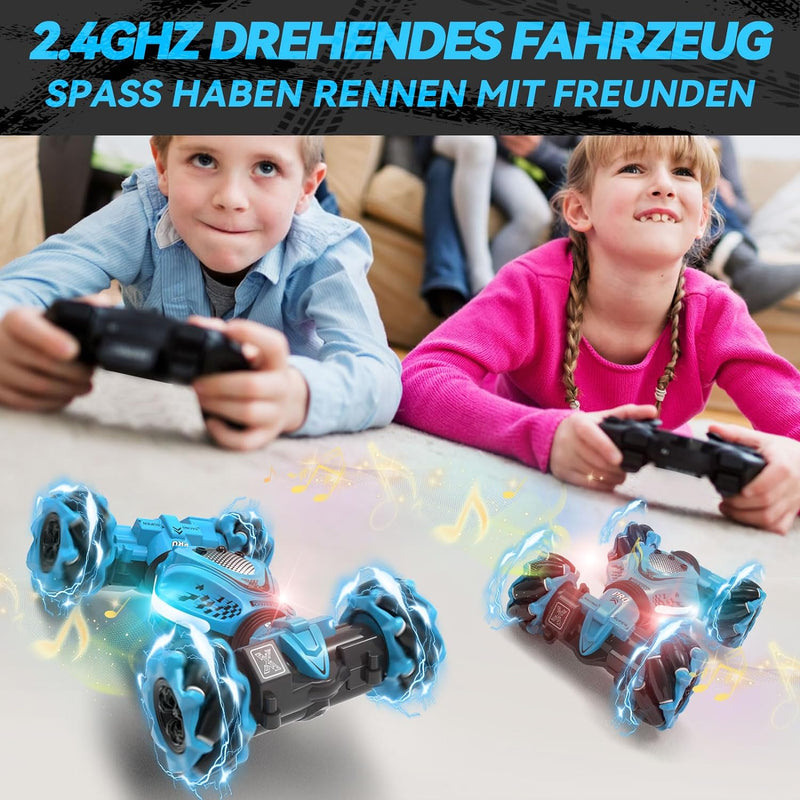 Dysaim Ferngesteuerte Auto mit Handsteuerung Ferngesteuertes Auto RC Stunt Car Drift 2,4 GHz 4WD 360