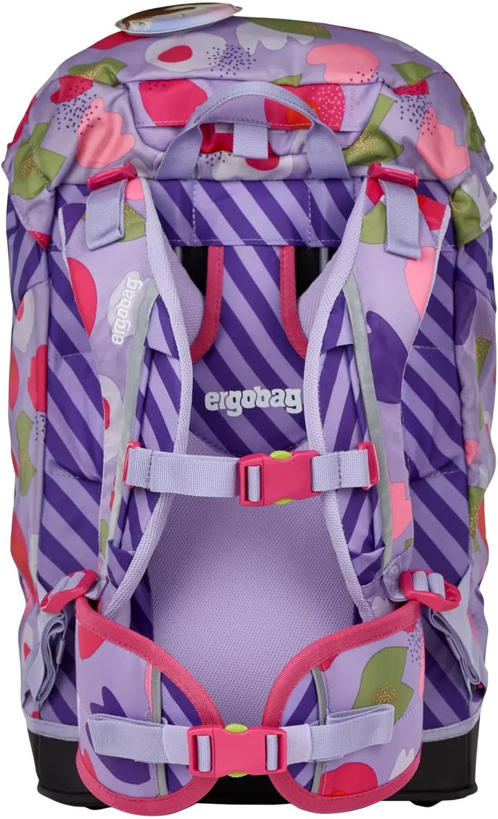 ergobag Unisex Kinder Prime prime M Flower Powbear, M Flower Powbear