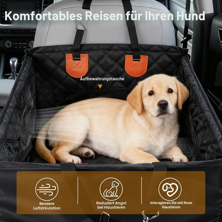 Hunde Autositz, Wasserdichter Rutschfester Haustier Autositz Hund, hundesitz Auto rückbank, Hundeaut