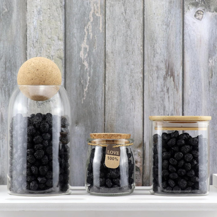 Künstliche getrocknete Blaubeeren 500g (630pcs) gefälschte getrocknete Früchte für Heimküche Tisch M