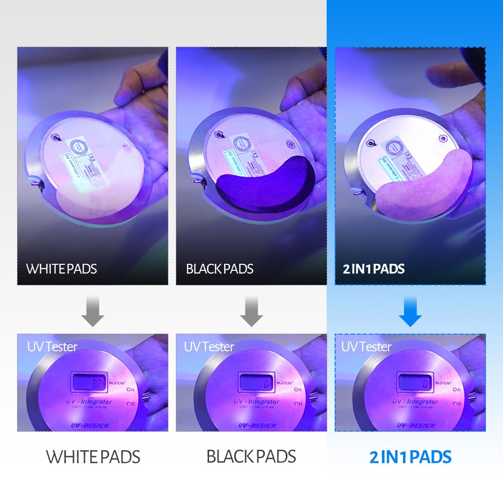 Lunamoon 2in1 UV Augenpads für Wimpernverlängerung Wimpern Pads Wimpernverlängerung Pad Eye Gel Patc