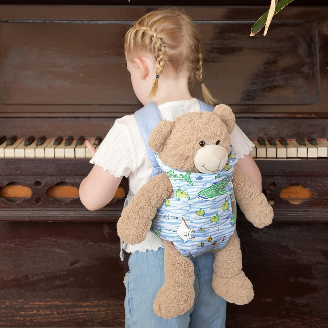 GAGAKU Puppentrage für Kinder, Puppenzubehör Babytrage für Puppen, Spielzeug Bauchtrage mit verstell