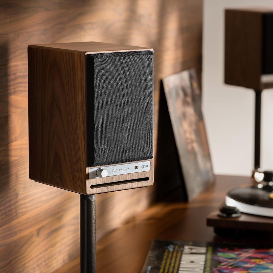 Audioengine HD4 Wireless Bluetooth Speakers - Computer Monitor Speakers and Home Music System with a