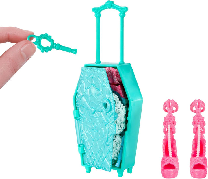 Monster High Skulltimate Secrets Lagoona Blue Puppe und Zubehörset, Destination: Gore-geous Oasis mi