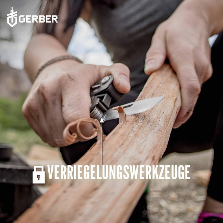 Gerber Multifunktionswerkzeug mit Nylon-Scheide und 17 Funktionen, Truss Multi-tool, 31-003304 17 To