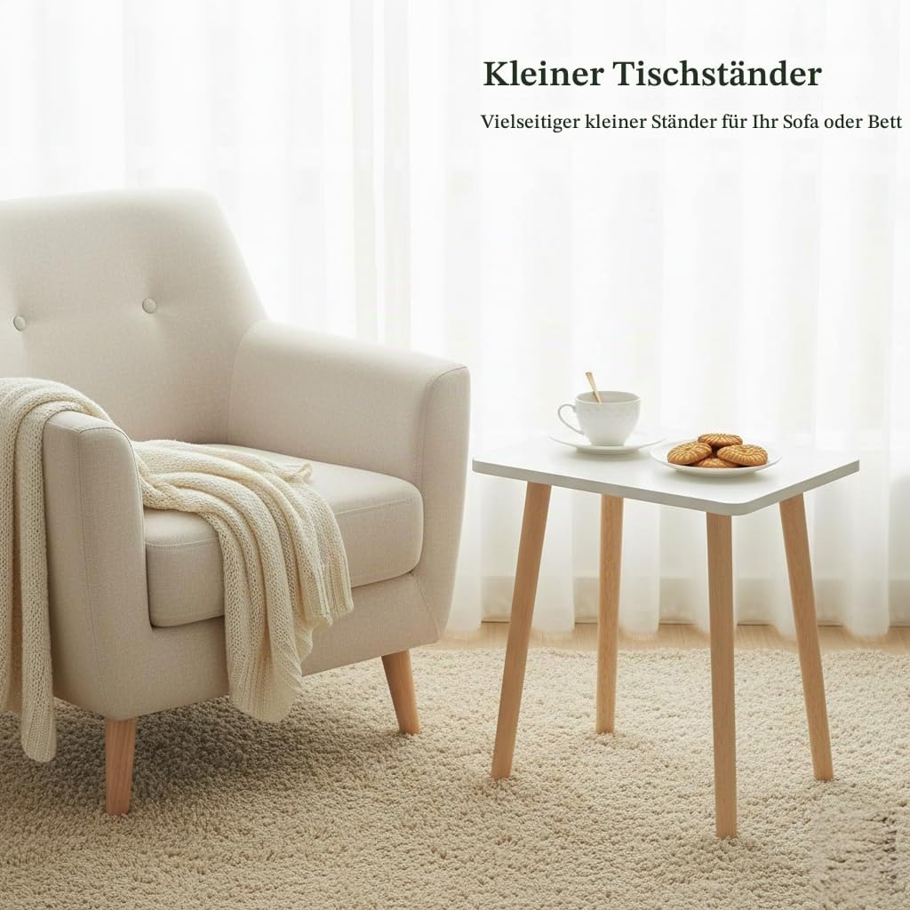 FORAOFUR Beistelltisch, Wohnzimmer, Schlafzimmer, Balkon, Büro, moderner Beistelltisch, Nachttisch,