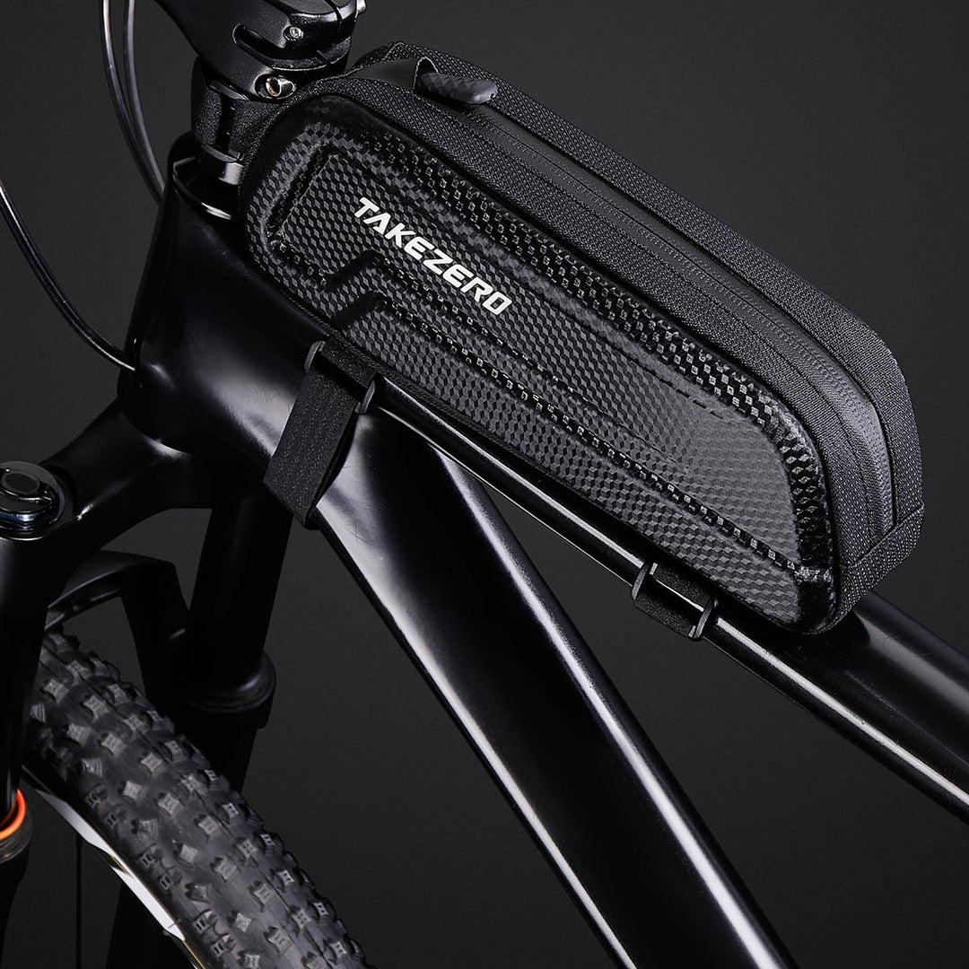 Fahrrad Oberrohrtasche Wasserdicht, 3D Eva Hartschale Rahmentasche Fahrradwerkzeug Tasche für MTB &amp;