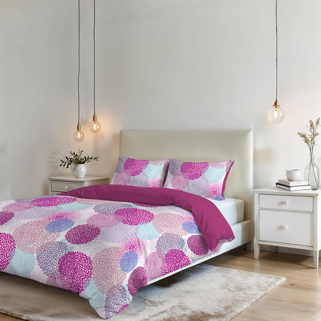 Italian Bed Linen Fantasy Bettbezug, Mikrofaser, Löwenzahn, Doppelte Löwenzahn Doppelte, Löwenzahn D