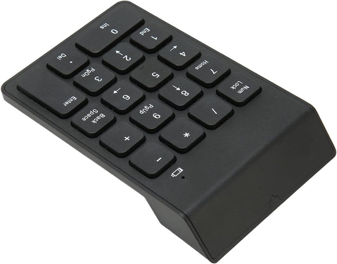 Bewinner Kabelloser 2,4 G Ziffernblock für Laptop, 18 Tasten, Externer Ziffernblock, Treiberfrei, Sc
