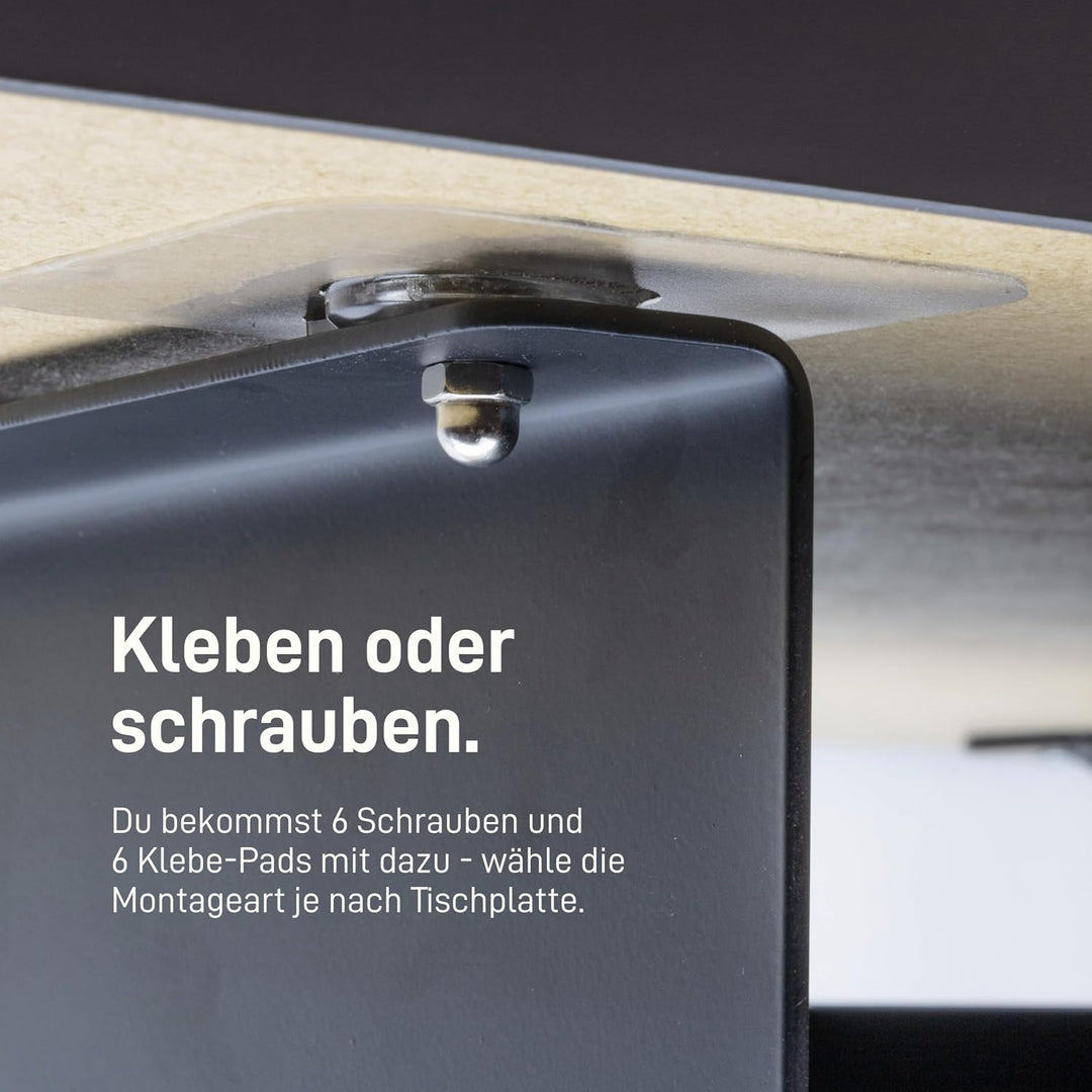 1x Tischfach LADE Schreibtisch Ablage Schublade Unterkonstruktion Halterung hängend Organizer Materi