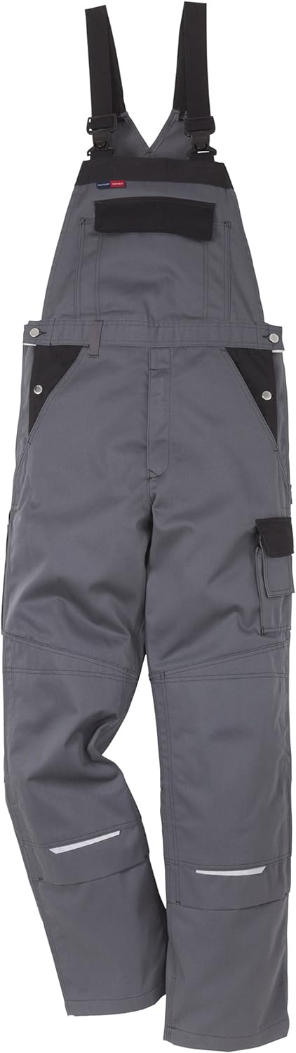 Kansas Latzhose ICON Hose Grau/schwarz 64
