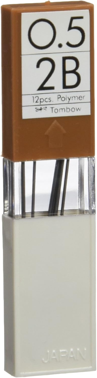 Tombow ex-05p-2b – Box 12 Tuben mit 12 Minen, 0.5 mm