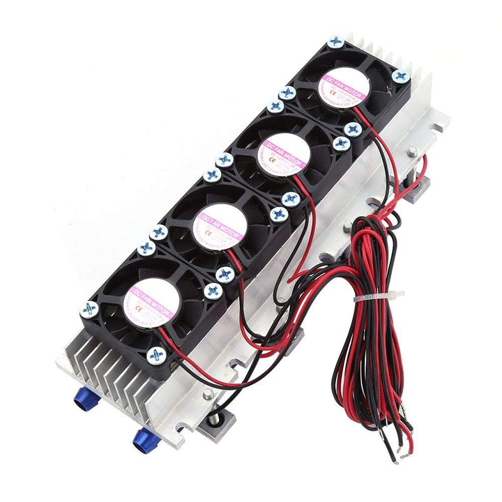 12V 4 Chip TEC1 12706 Thermoelektrischer Kühler Kit, Halbleiter-Kühlblech für DIY Kühlanlagen
