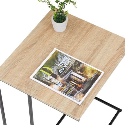 IDIMEX Beistelltisch VITORIO im minimalistischen Design, eleganter Wohnzimmertisch mit Metallgestell