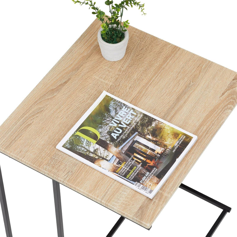 IDIMEX Beistelltisch VITORIO im minimalistischen Design, eleganter Wohnzimmertisch mit Metallgestell