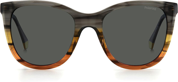 Polaroid Unisex PLD 4096/s/x Sunglasses, XYO/M9 Grey Yellow, L