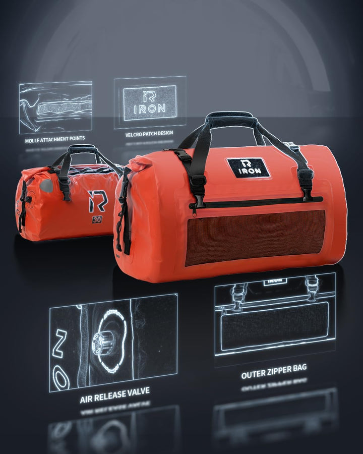 IRON JIA'S Motorradtasche Gepäckrolle wasserdichte Hecktasche Satteltasche Reisetasche mit rollversi