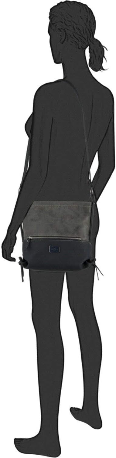TOM TAILOR bags Elin Damen Umhängetasche Crossbody Bag 28,5 x 9 x 26 Schwarz, 28,5 x 9 x 26 Schwarz