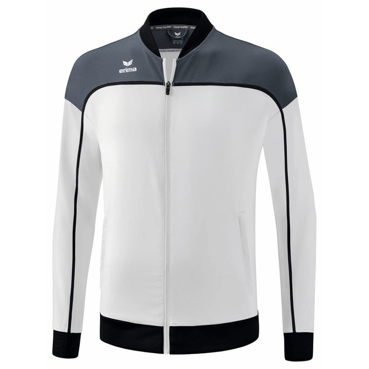 Erima Herren „CHANGE by erima" funktionelle Präsentationsjacke L weiss/slate grey/schwarz, L weiss/s