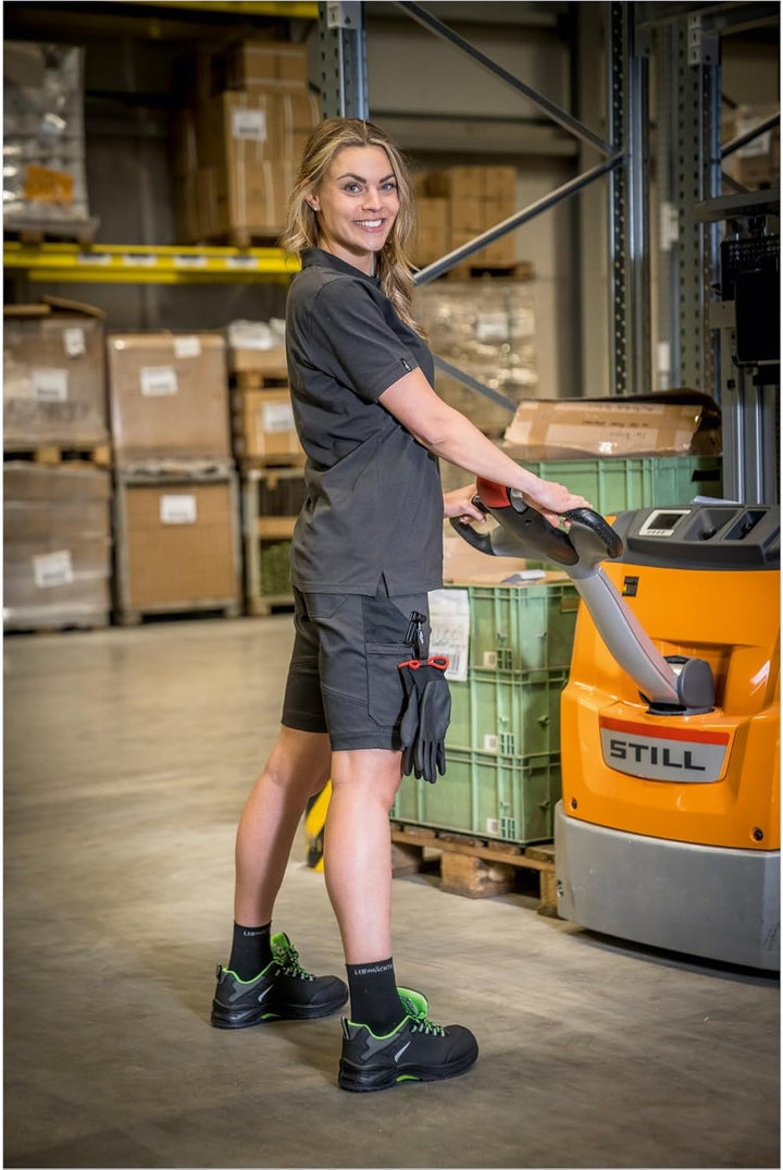Leibwächter – Arbeitsshorts Damen Flex LINE – Robuste Cargo Hose mit Taschen – Handwerker Shorts – B