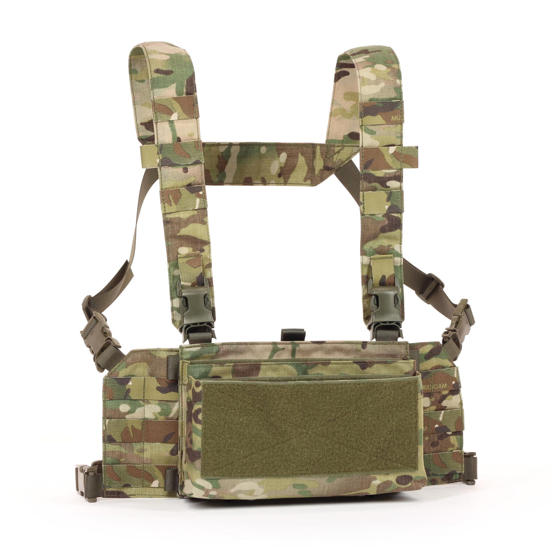 Zentauron Micro Battle Chest Rig (Extended) - Molle Mini Chest Rig für Profis - Flexibel, robust, ef