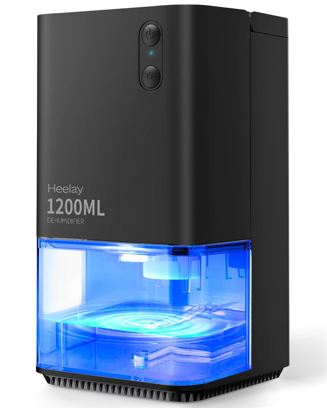 Luftentfeuchter 1200 ml, elektrischer Luftentfeuchter, energiesparend, tragbar, ultraleise, automati