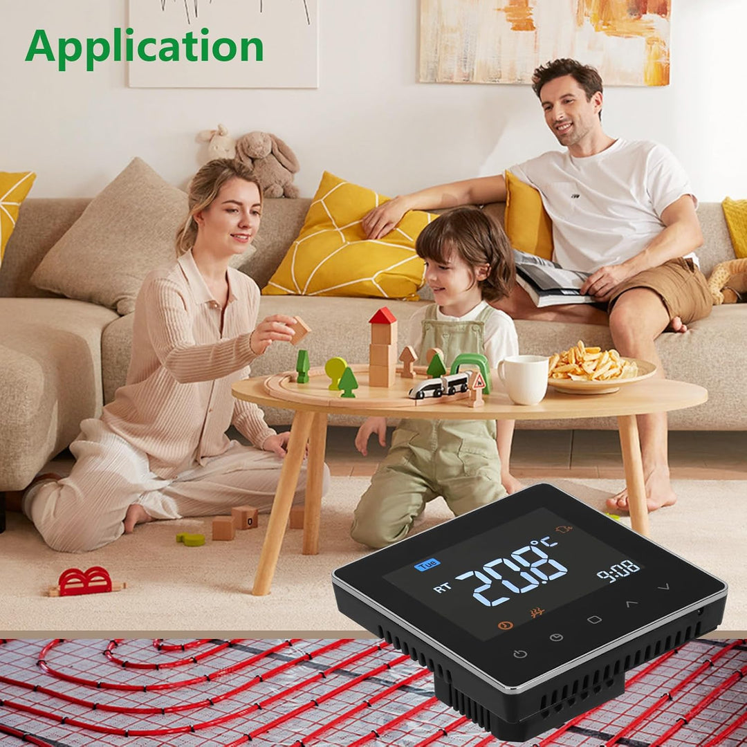 Wengart Digitaler Thermostat WG538,Thermostatsteuerung für den Innenbereich,wöchentliche Programmier