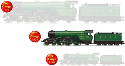 Hornby TT:120 Modelleisenbahn TT3009M BR Klasse A4 Klasse 4-6-2 60025 „Falcon“ – Lokomotiven der 4.