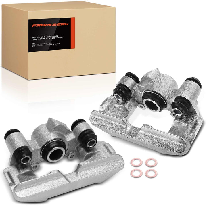 Frankberg 2x Bremssattel Bremszange Hinten Links Rechts Kompatibel mit Yaris NCP1 NLP1 SCP1 P1 P9 1.