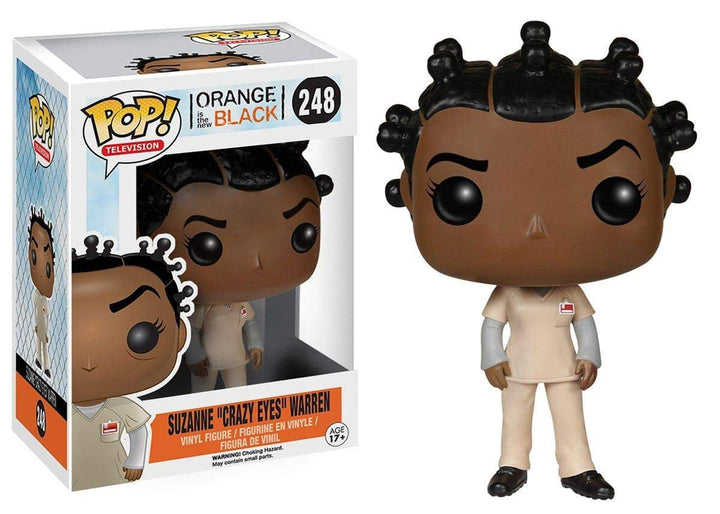 Funko 5792 Pop Television Toy - Orange Is the New Black - Suzanne Crazy Eyes Warren Vinyl Bobble Hea