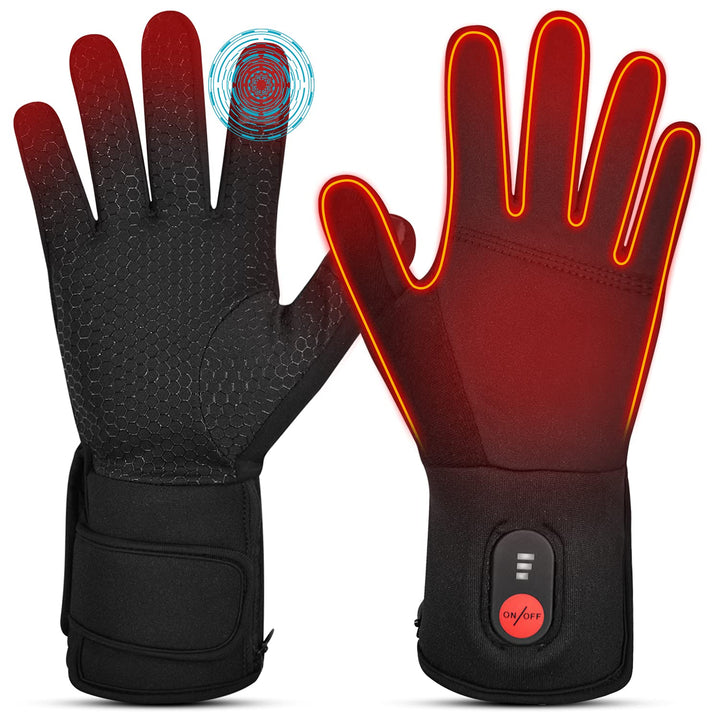 Sun Will elektrische beheizte Handschuhe für Herren Damen，wiederaufladbar beheizbare Winter Handschu