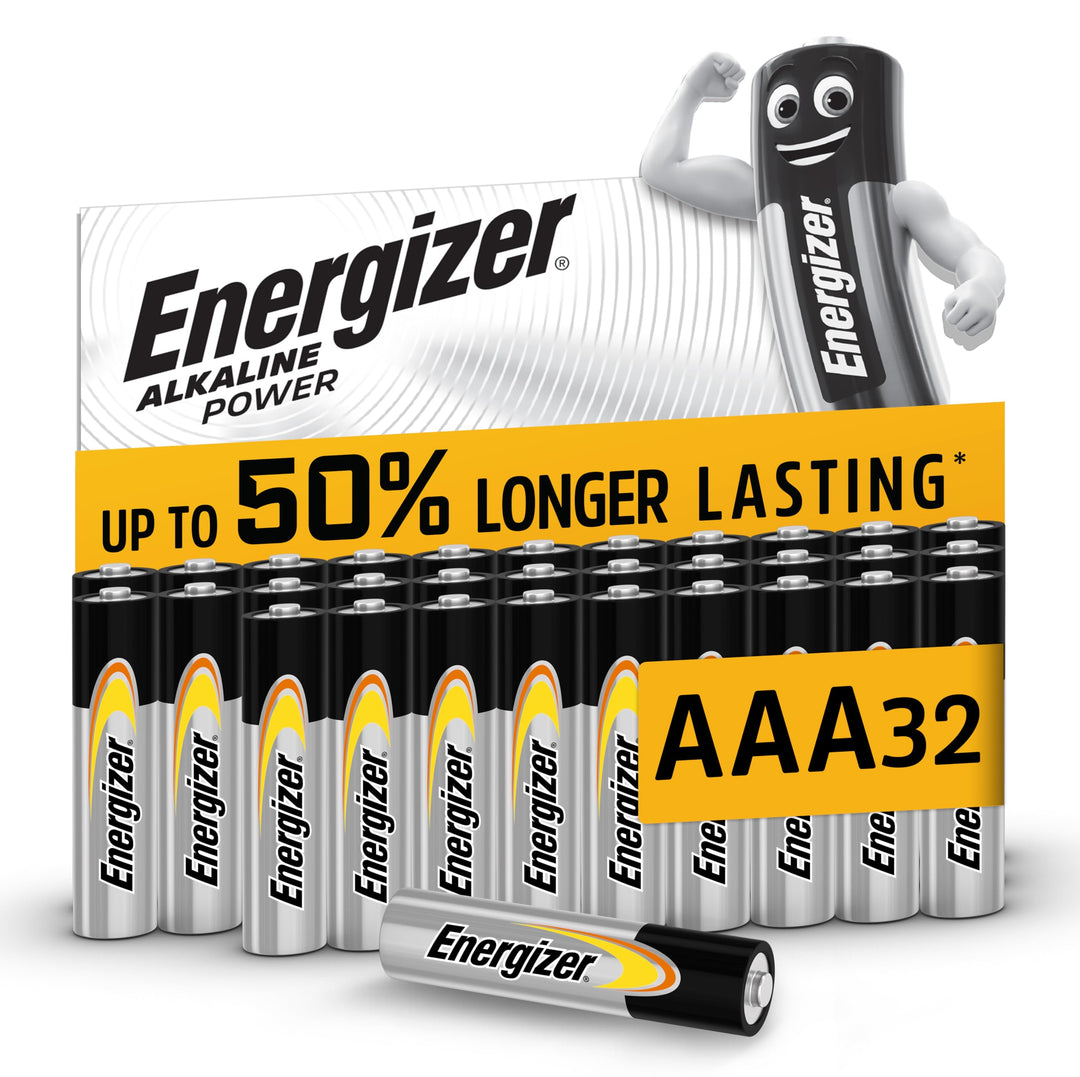 Energizer AAA Batterien, Alkaline Power Batterie, 32 Stück, 32 Stück