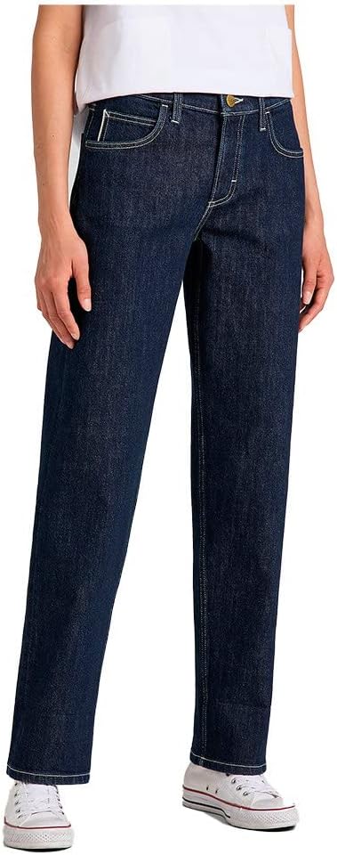 Lee Damen Jane Cuffed Jeans, Retro Rinse