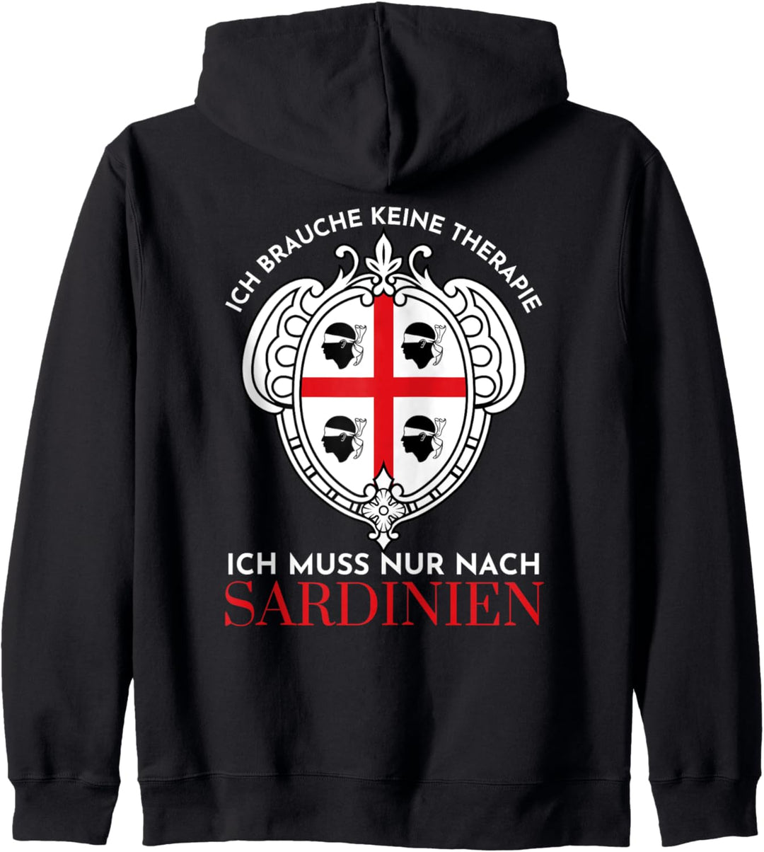 Ich Brauche Keine Therapie Ich Muss Nur Nach Sardinien Kapuzenjacke
