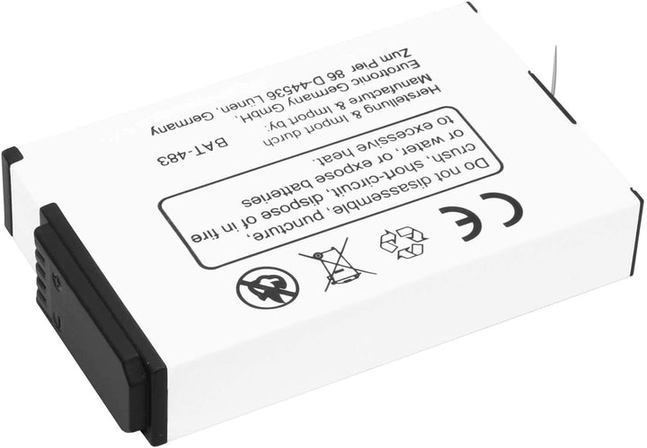 4 Akkus [2710 mAh / 3.85V / Li-Ion] für GoPro Fusion/ersetzt GoPro ASBBA-001 4x Akku, 4x Akku