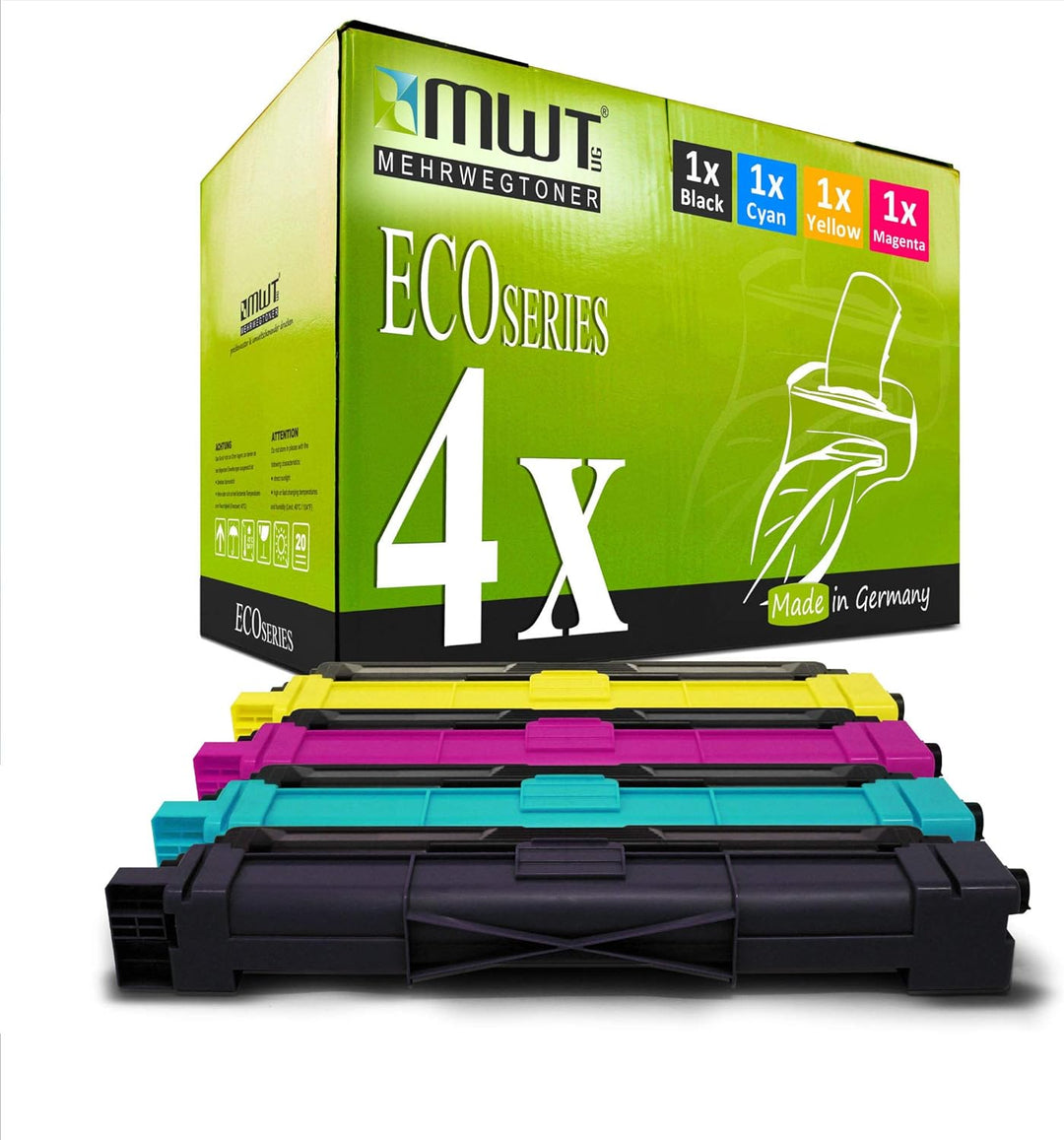 4X Kraft Office Supplies XXL Toner im Set für Brother MFC-L 3710 CW MFC-L 3730 MFC-L 3740 CDN MFC-L