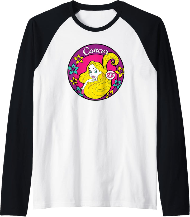 Disney Princess Rapunzel Cancer Zodiac Raglan