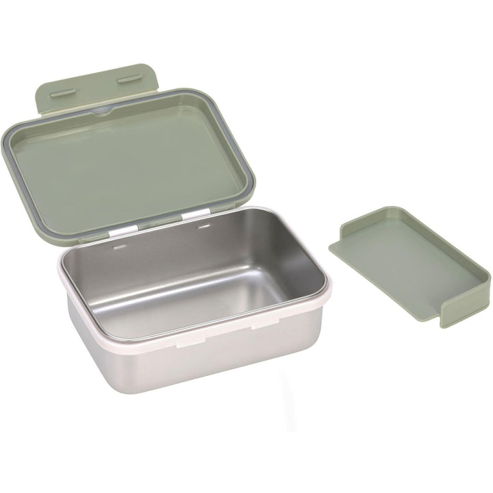 LÄSSIG Kinder Brotdose Edelstahl Lunchbox Frühstücksbox Nachhaltig Kindergarten Schule/Happy prints