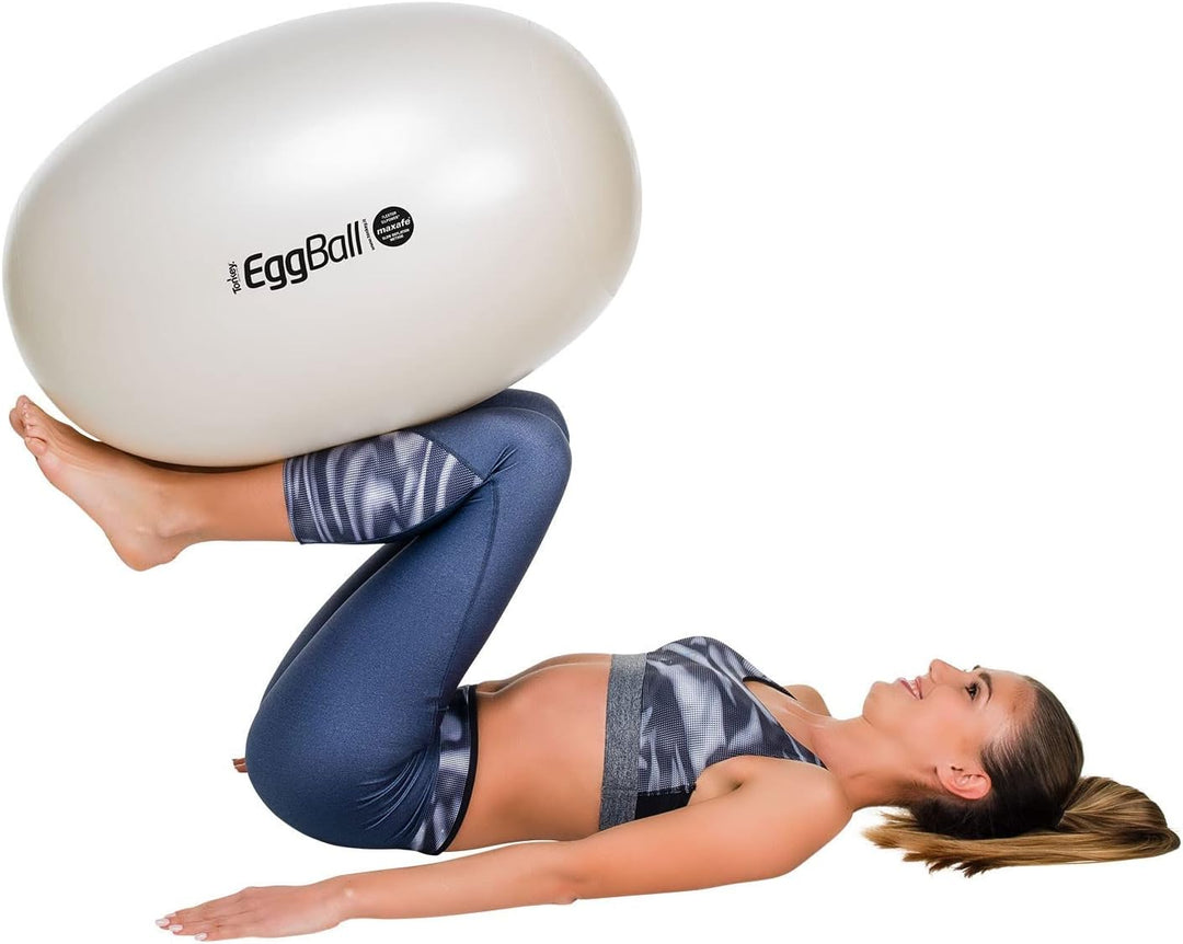 Original PEZZI Eggball MAXAFE 55 cm weiss Sitzball Gymnastikball Pezziball Ball
