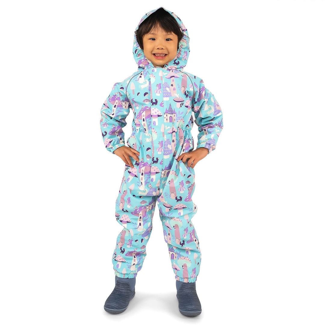 Jan & Jul Baby Toddler Puddle-Dry Rain-Suit, Waterproof and Breathable Cozy-Dry: Enchanted 3 Jahre,
