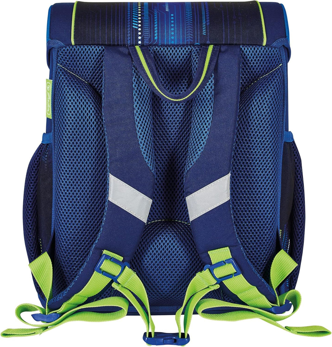herlitz 50037421 Schulranzen Loop Plus, Soccer, 1 Stück