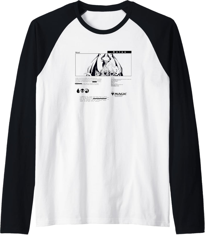 Magic: The Gathering- Nicol Bolas Street Inspired Raglan