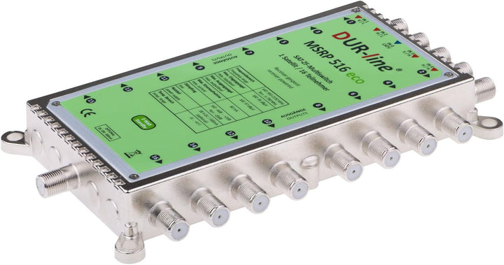 DUR-line MSRP 5/16 eco - Multischalter für 16 Teilnehmer - Geringe Stromaufnahme - 0 Watt Standby Mu