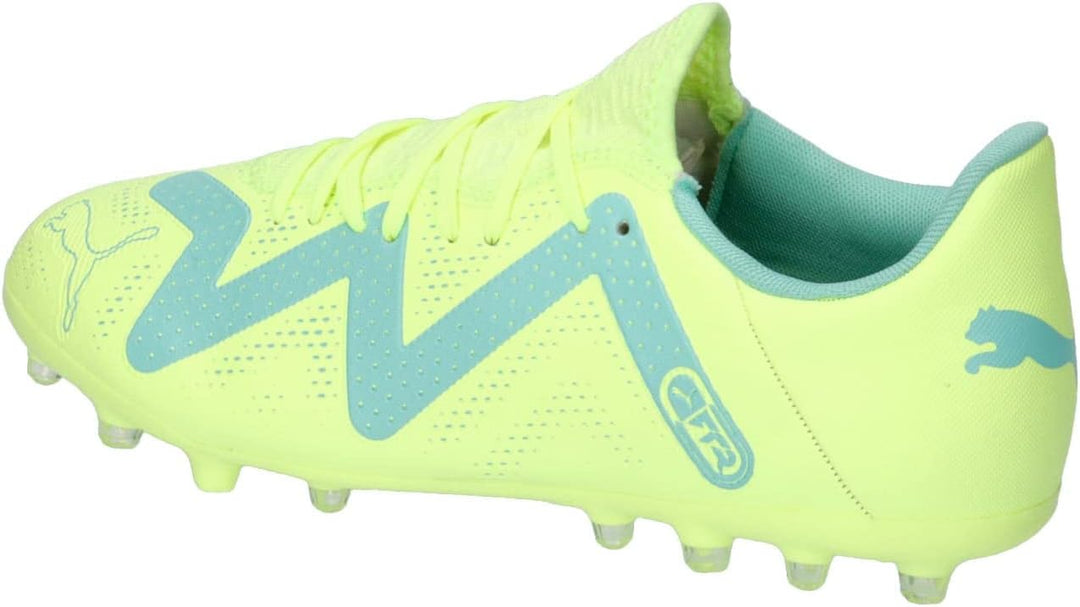 PUMA Herren Future Play Mg Fussballschuh 41 EU Fast Yellow Puma Black Electric Peppermint, 41 EU Fas