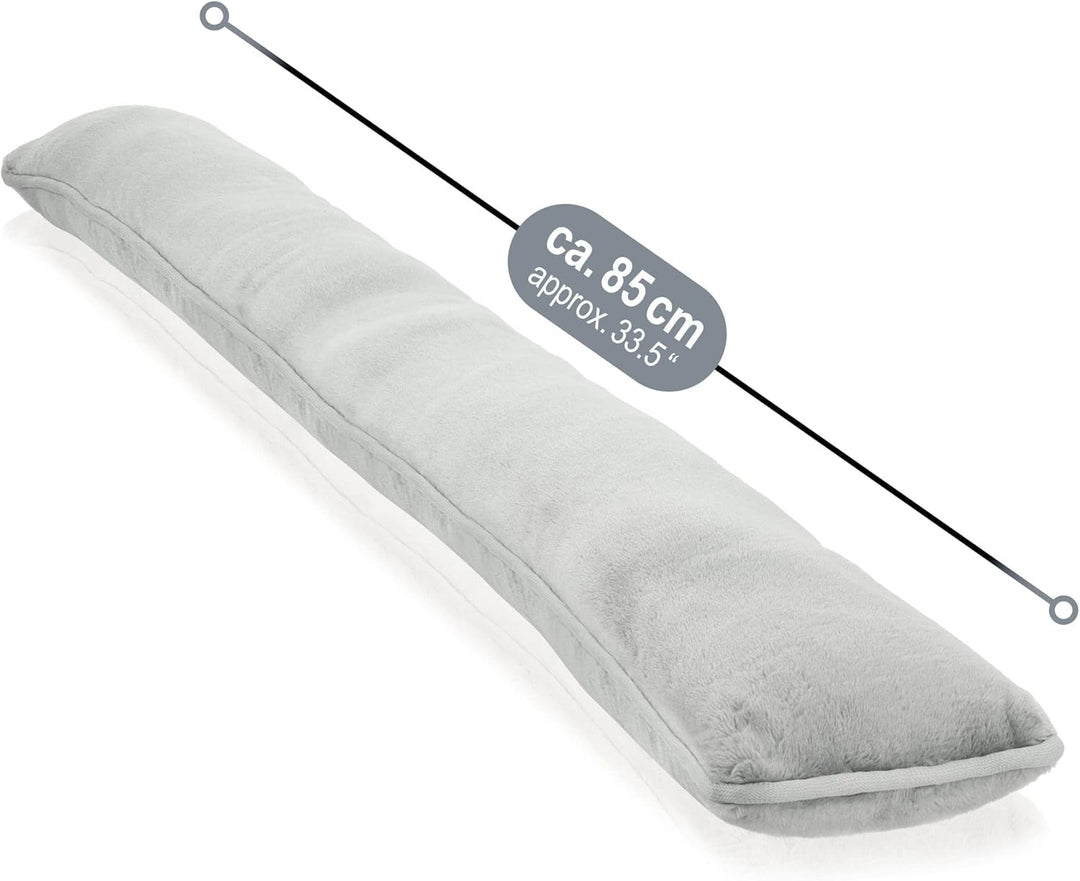COM-FOUR® 2X Zugluftstopper für Tür und Fenster - Microfaser Windstopper- Energie sparen mit Luftzug