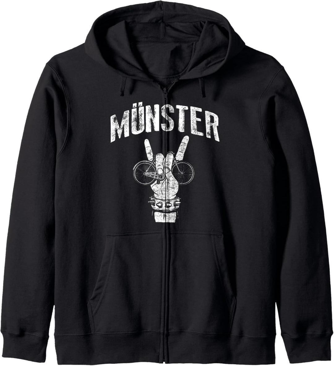 Cruiser Fahrrad Rock Musik Münster Kapuzenjacke