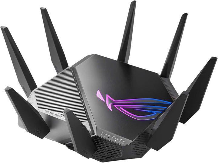 ASUS ROG Rapture GT-AXE11000 Tri-Band Gaming Router (WiFI 6E, neues 6GHz-Band, 2,5G WAN/LAN-Port, ko