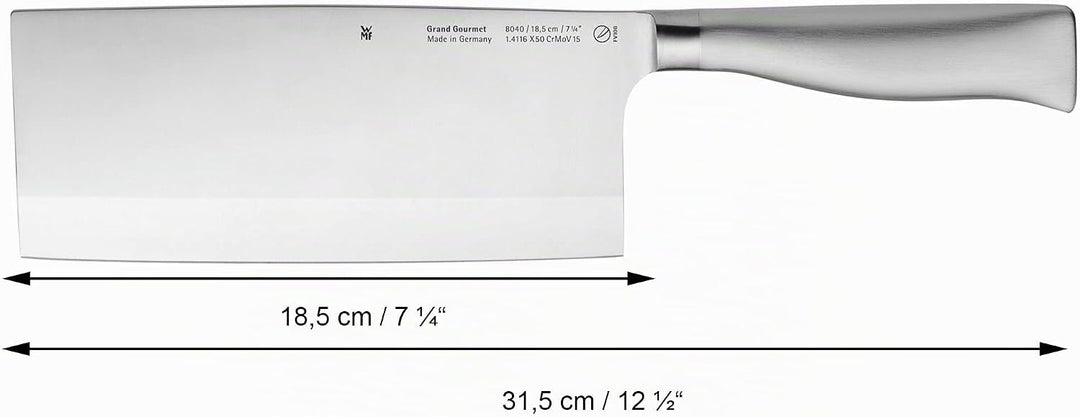 WMF Grand Gourmet Chinesisches Kochmesser 31,5 cm, Made in Germany, Messer geschmiedet, Performance